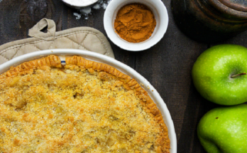 Apple Crumble Tart